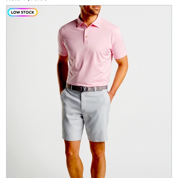 Peter Millar Other - Peter Millar Summer Comfort Palmer Pink Golf Polo Pelican Country Club Large $98